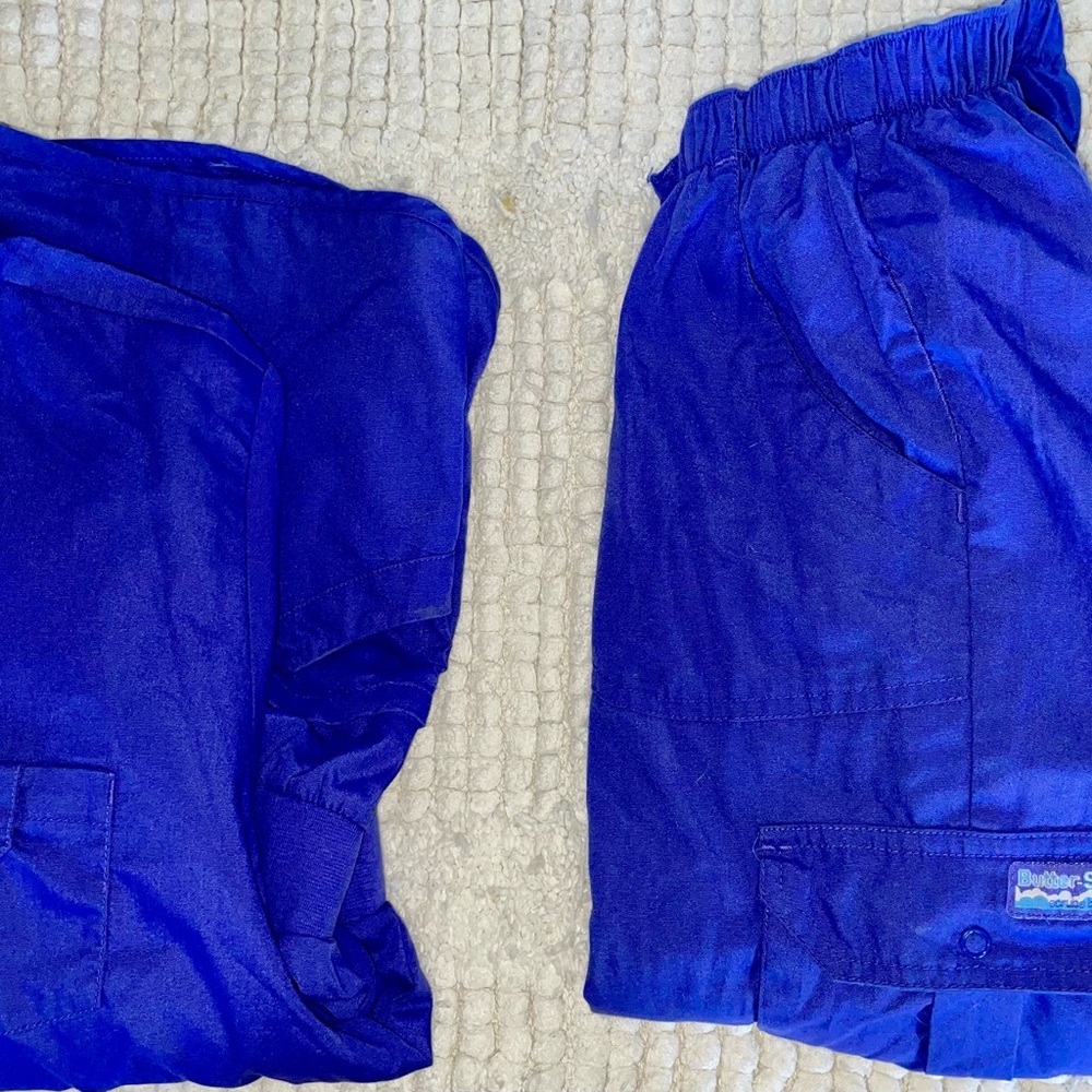 ButterSoft Indigo Blue Scrub Set